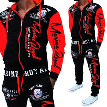 Load image into Gallery viewer, ZOGAA 2019 Brand Men Tracksuit 2 Piece Tops and Pants Mens Sweat Suits Set Letter Print Plus Size Jogger Sets for Men Clothing