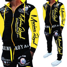 Load image into Gallery viewer, ZOGAA 2019 Brand Men Tracksuit 2 Piece Tops and Pants Mens Sweat Suits Set Letter Print Plus Size Jogger Sets for Men Clothing